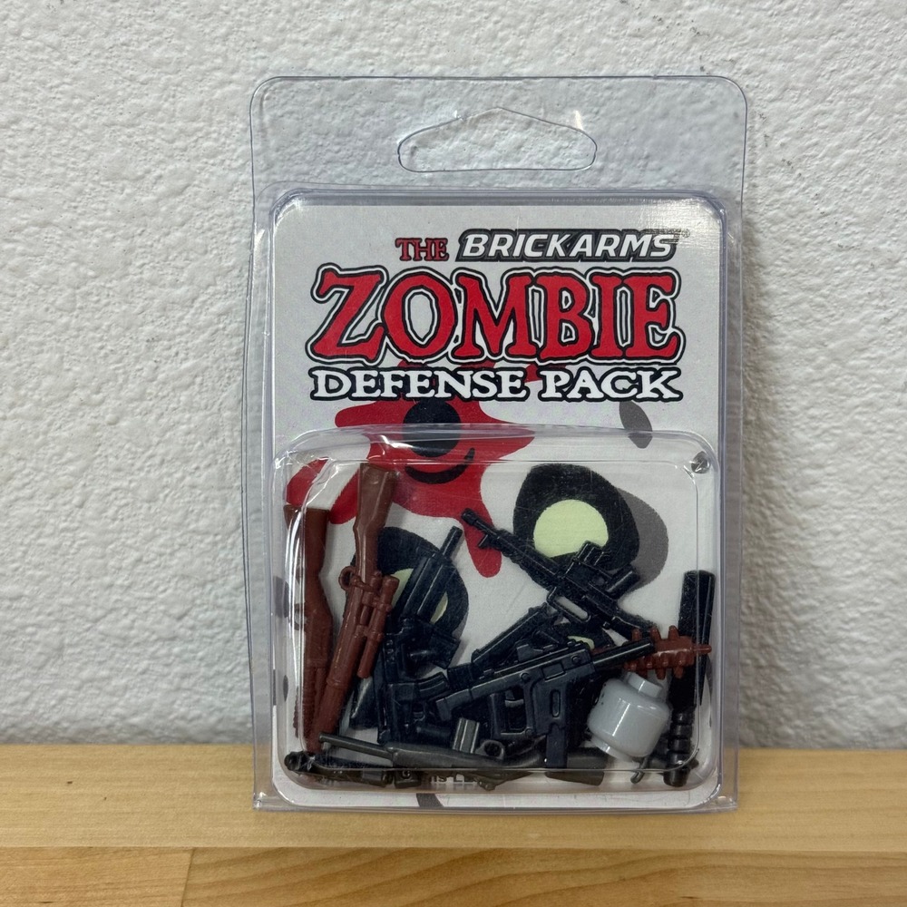 BrickArms Zombie Defense Pack & German Weapons Pack V3 Custom Toy Accessories